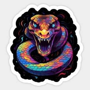 Snake Smiling Sticker